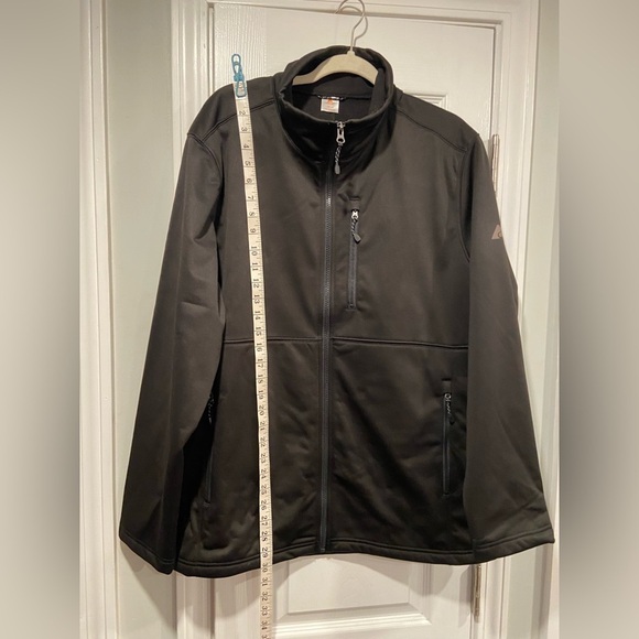 NWT Ozark Trail Mens Size L Black Mock Neck Soft Shell Full Zip Jacket - Picture 12 of 13